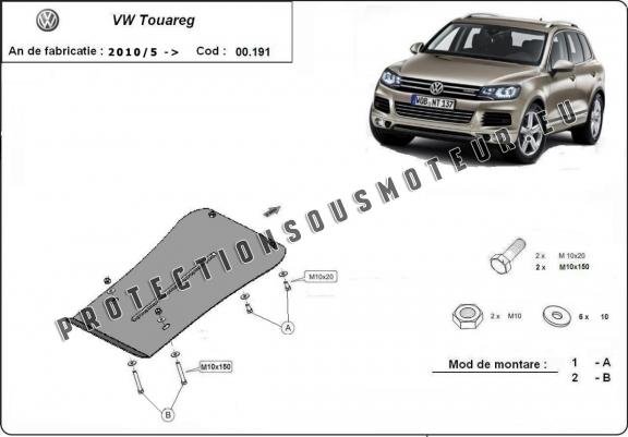 Cache de protection de la boîte de vitesse VW Touareg 7P