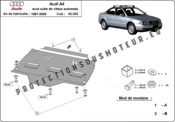 Cache de protection de la boîte de vitesse Audi A4 B5 - Automatique