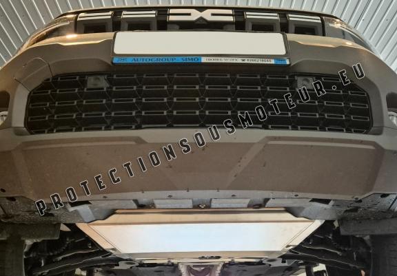 Cache sous moteur et de la boîte de vitesse en aluminium Dacia Duster 4x2 +4x4