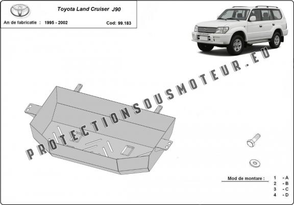 Cache de protection de réservoir Toyota Land Cruiser J90