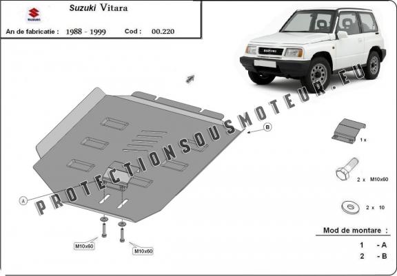 Cache de protection de la boîte de vitesse Suzuki Vitara