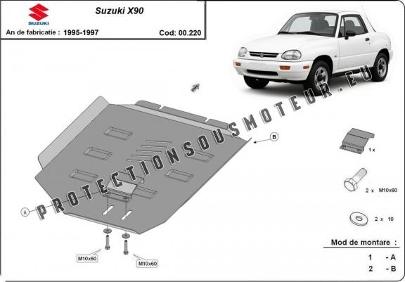 Cache de protection de la boîte de vitesse Suzuki X90