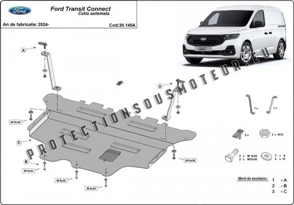 Cache sous moteur et de la boîte de vitesse Ford Transit Connect- Boîte de vitesse automatique