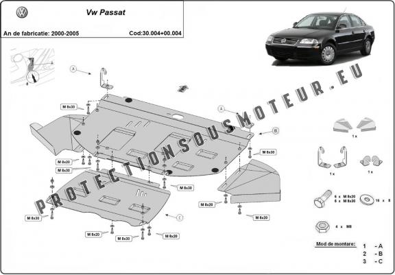 Cache sous moteur Volkswagen Passat- forfait promotionnel