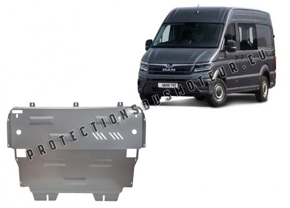 Cache sous moteur et de la boîte de vitesse en aluminium MAN Tge