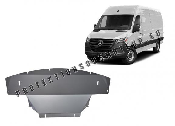 Cache sous moteur et de la boîte de vitesse en aluminium Mercedes Sprinter 907 4x4