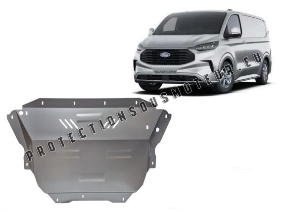 Cache sous moteur et de la boîte de vitesse en aluminium Ford Transit Custom