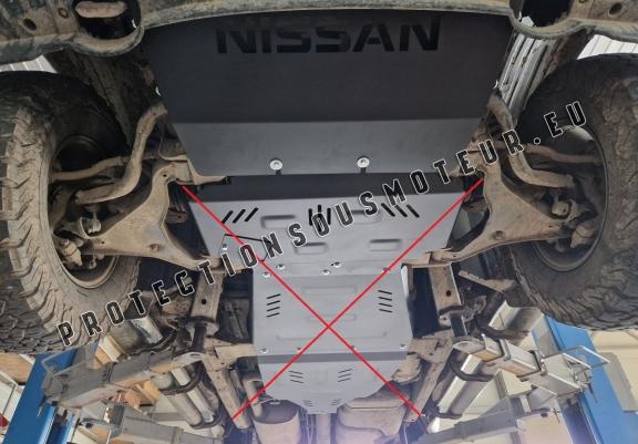 Cache de protection de radiateur Nissan Navara D40
