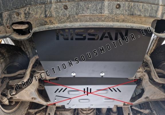 Cache de protection de radiateur Nissan Navara D40