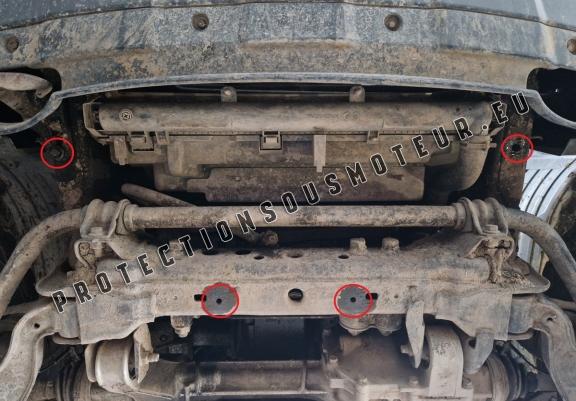 Cache de protection de radiateur Nissan Navara D40
