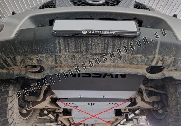 Cache de protection de radiateur Nissan Navara D40