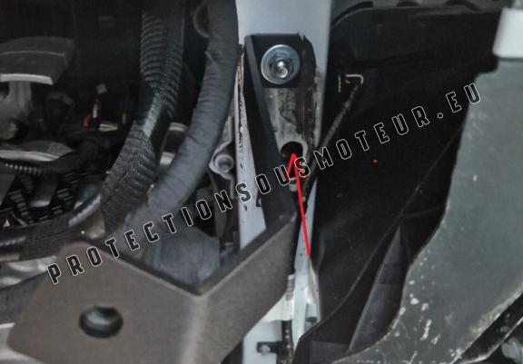 Acier galvanisé cache sous moteur et de la boîte de vitesse Volkswagen Transporter T7