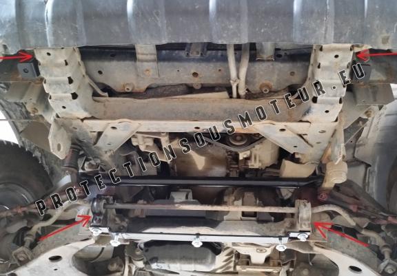 Cache sous moteur et de la radiateur Nissan Navara D22