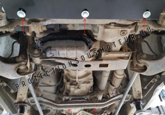 Cache de protection de la boîte de vitesse Nissan Navara D22