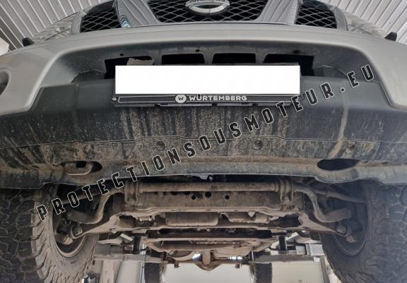Cache de protection de radiateur en aluminium Nissan Navara D40