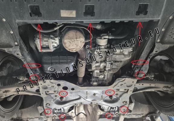 Cache sous moteur et de la boîte de vitesse Peugeot 3008