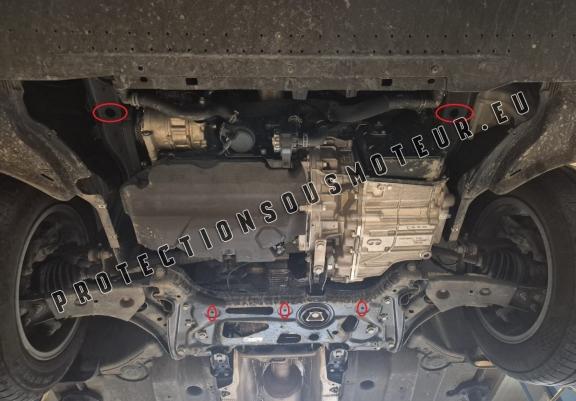 Cache sous moteur et de la boîte de vitesse Skoda Superb - boîte de vitesses manuelle